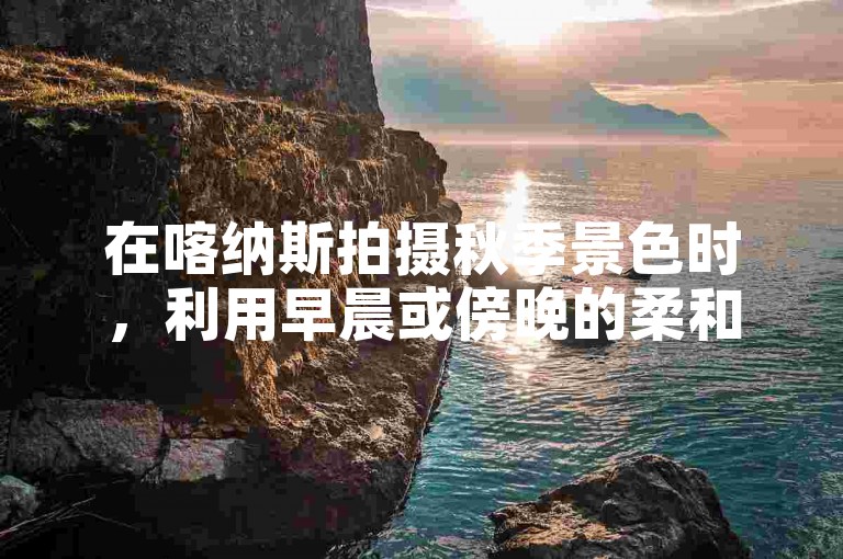 在喀纳斯拍摄秋季景色时，利用早晨或傍晚的柔和光线可以捕捉到更加迷人的色彩和层次。