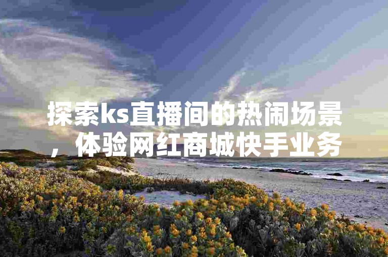 探索ks直播间的热闹场景，体验网红商城快手业务带来的独特魅力。
