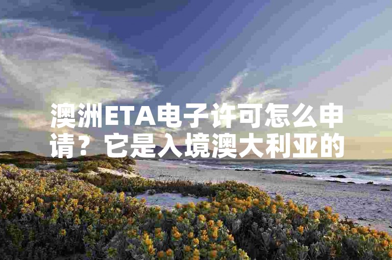 澳洲ETA电子许可怎么申请？它是入境澳大利亚的重要文件。