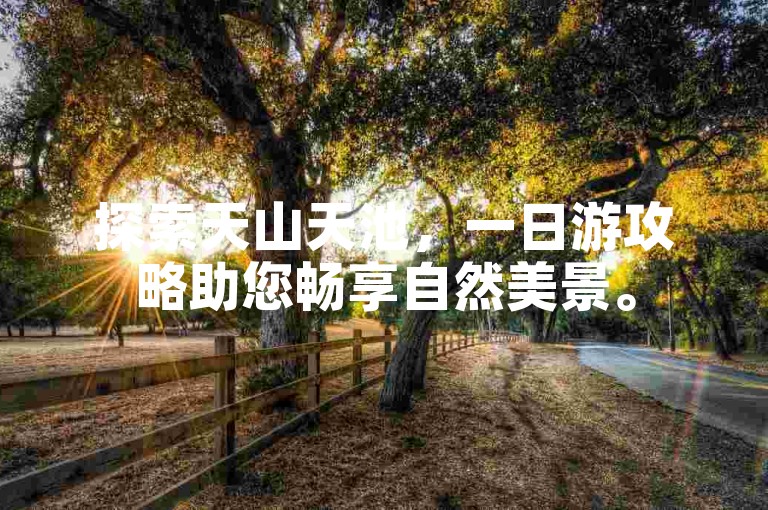 探索天山天池，一日游攻略助您畅享自然美景。