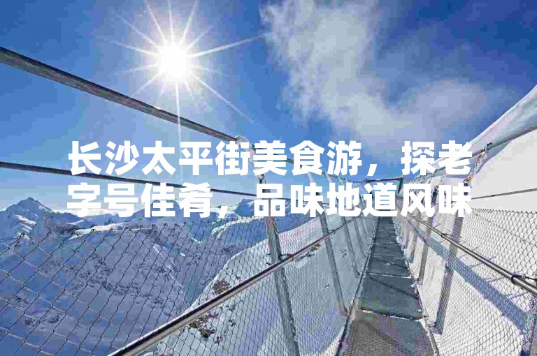 长沙太平街美食游，探老字号佳肴，品味地道风味。