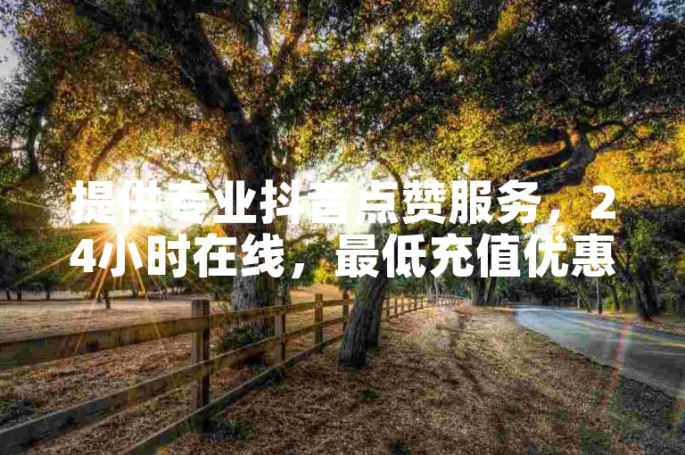 提供专业抖音点赞服务，24小时在线，最低充值优惠。
