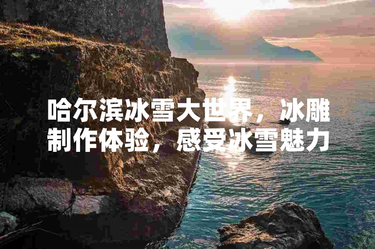 哈尔滨冰雪大世界，冰雕制作体验，感受冰雪魅力。