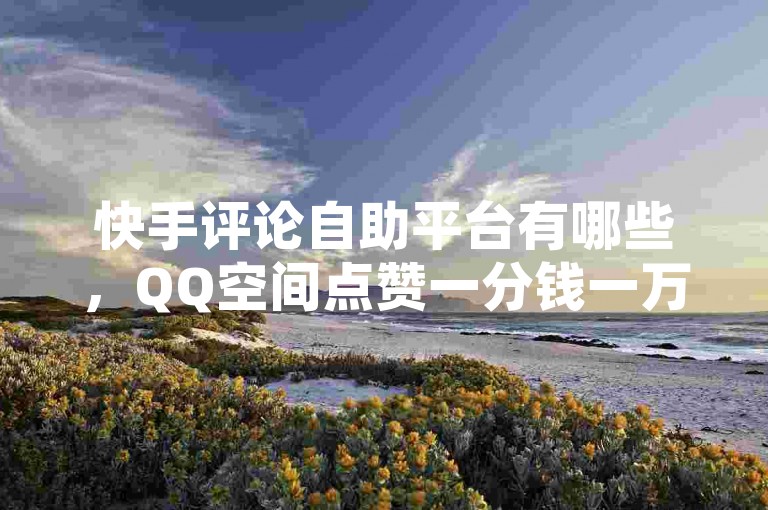 快手评论自助平台有哪些，QQ空间点赞一分钱一万赞。