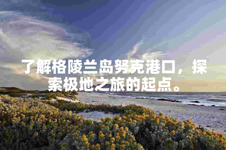 了解格陵兰岛努克港口，探索极地之旅的起点。