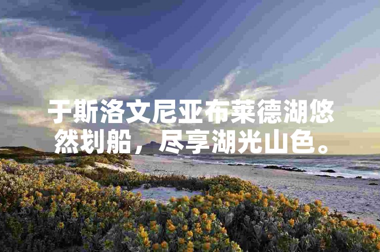 于斯洛文尼亚布莱德湖悠然划船，尽享湖光山色。