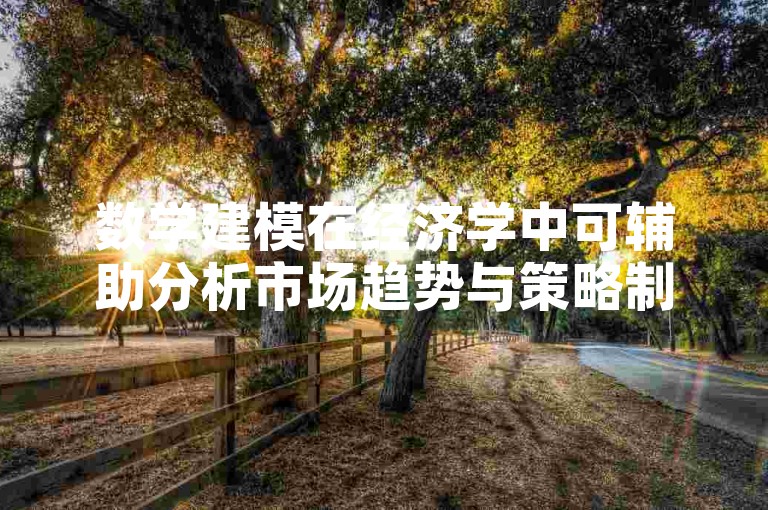 数学建模在经济学中可辅助分析市场趋势与策略制定。