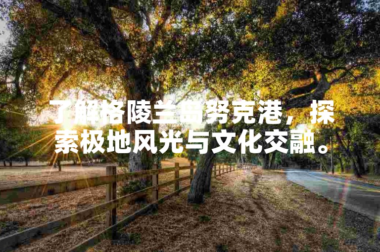 了解格陵兰岛努克港，探索极地风光与文化交融。