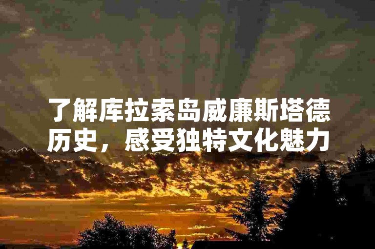 了解库拉索岛威廉斯塔德历史，感受独特文化魅力。