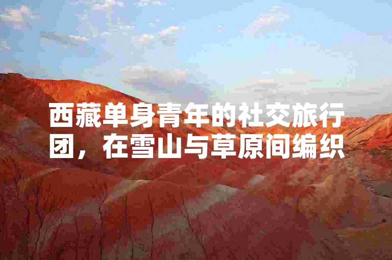 西藏单身青年的社交旅行团，在雪山与草原间编织缘分，让旅途邂逅成为故事的起点。