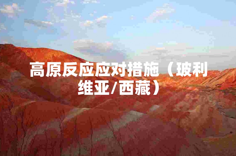 高原反应应对措施（玻利维亚/西藏）