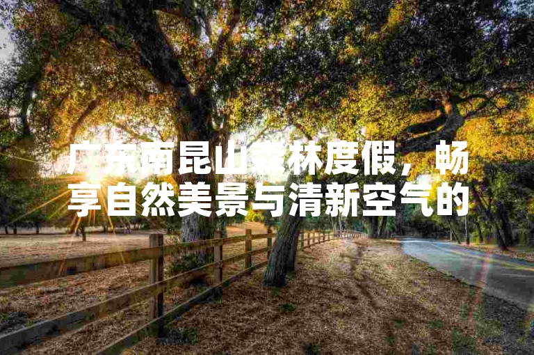 广东南昆山森林度假，畅享自然美景与清新空气的绝佳之选。