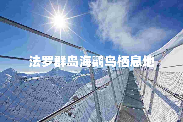 法罗群岛海鹦鸟栖息地