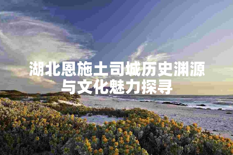 湖北恩施土司城历史渊源与文化魅力探寻