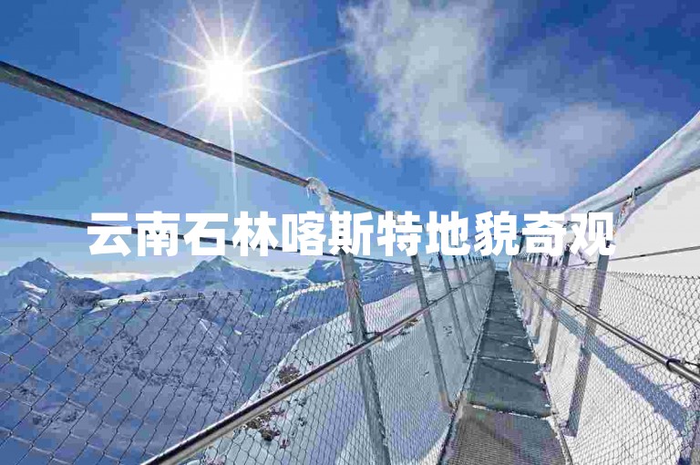 云南石林喀斯特地貌奇观