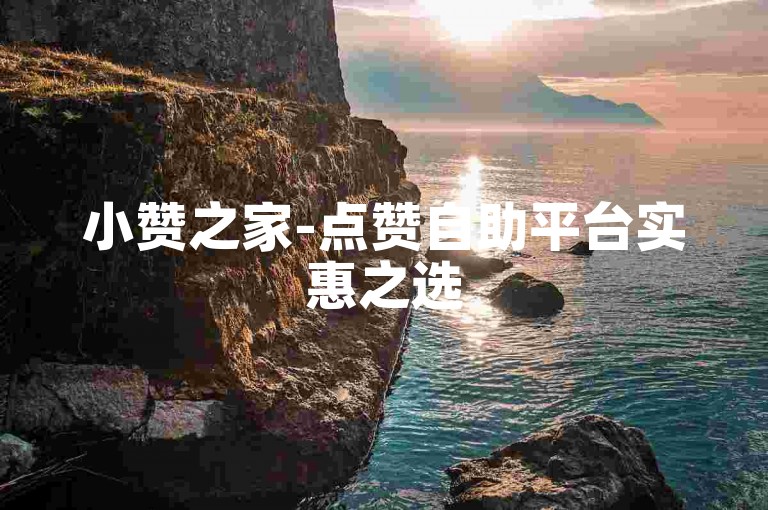 小赞之家-点赞自助平台实惠之选