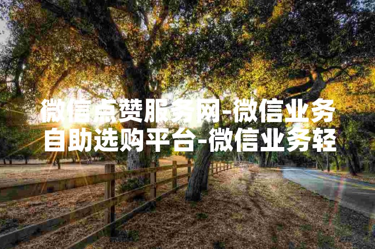 微信点赞服务网-微信业务自助选购平台-微信业务轻松下单平台-微信业务自助购买首选，畅享便捷微信业务体验
