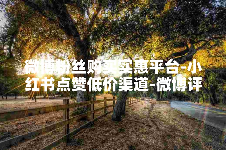 微博粉丝购买实惠平台-小红书点赞低价渠道-微博评论增加服务-小红书收藏提升站点