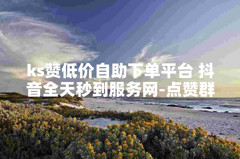 ks赞低价自助下单平台 抖音全天秒到服务网-点赞群，携手互赞，齐发展