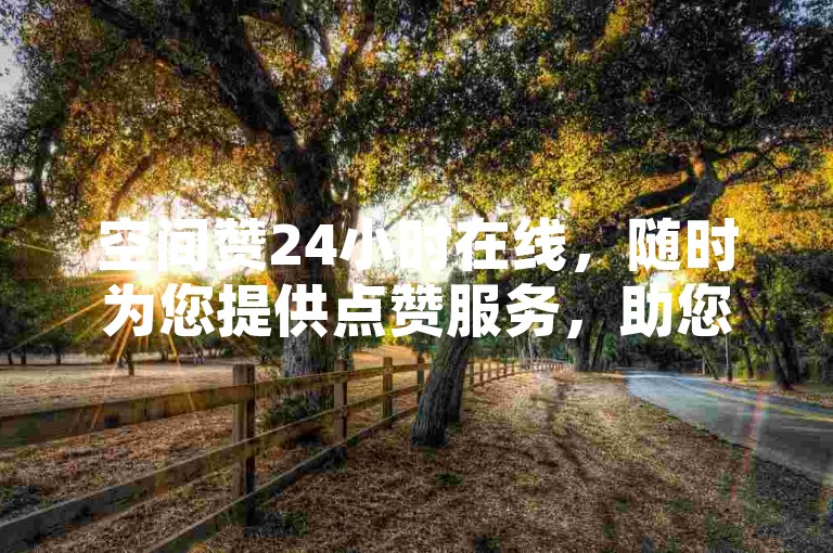 空间赞24小时在线，随时为您提供点赞服务，助您轻松涨人气