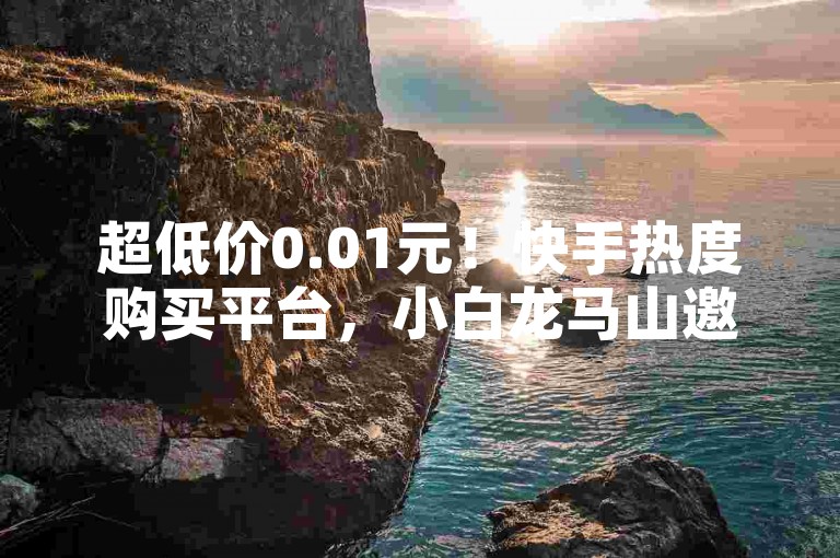 超低价0.01元！快手热度购买平台，小白龙马山邀您开启