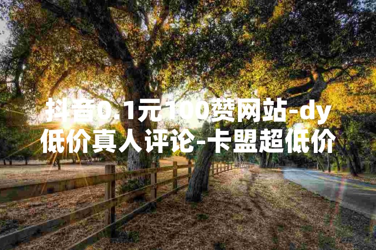 抖音0.1元100赞网站-dy低价真人评论-卡盟超低价自助下单平台-快手播放24小时自助平台