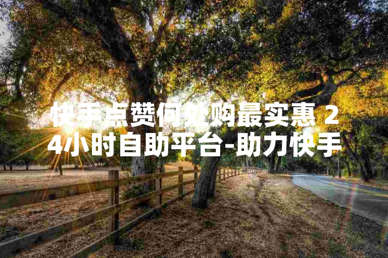 快手点赞何处购最实惠 24小时自助平台-助力快手涨赞的优选工具