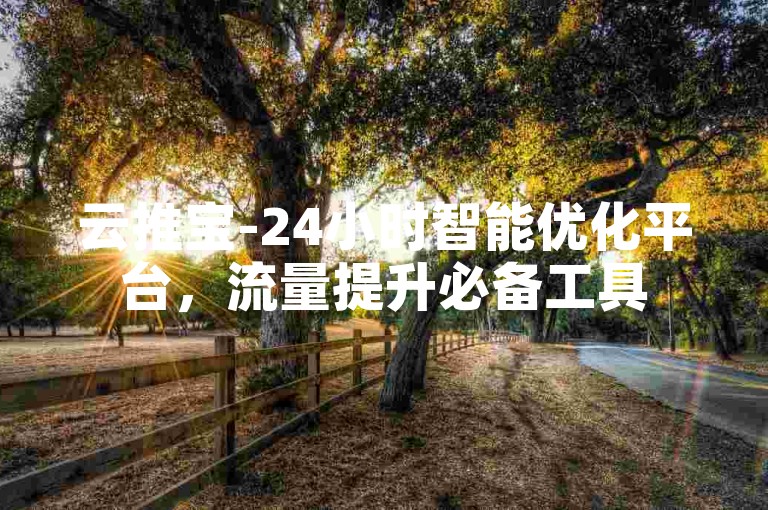 云推宝-24小时智能优化平台，流量提升必备工具