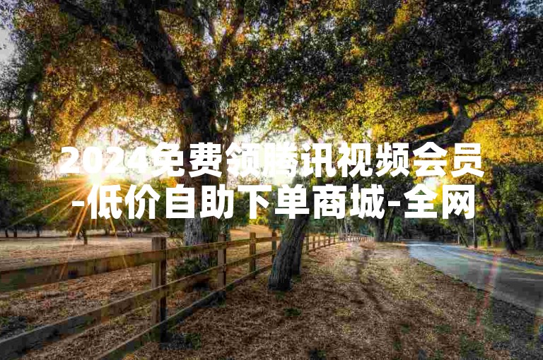 2024免费领腾讯视频会员-低价自助下单商城-全网超低价-抖音点赞评论下单0.1元起