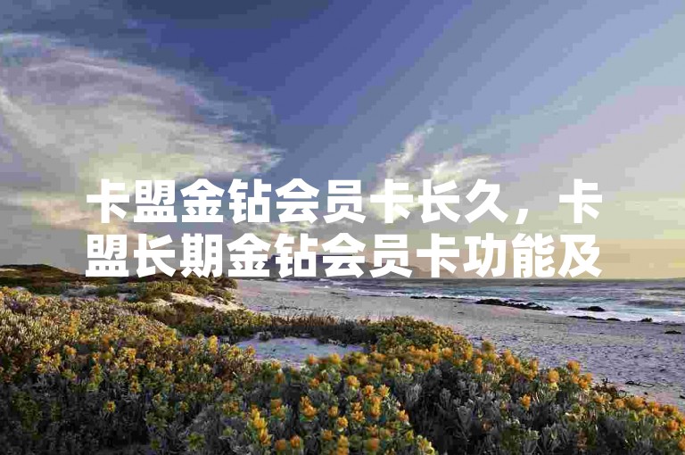 卡盟金钻会员卡长久，卡盟长期金钻会员卡功能及权益解读