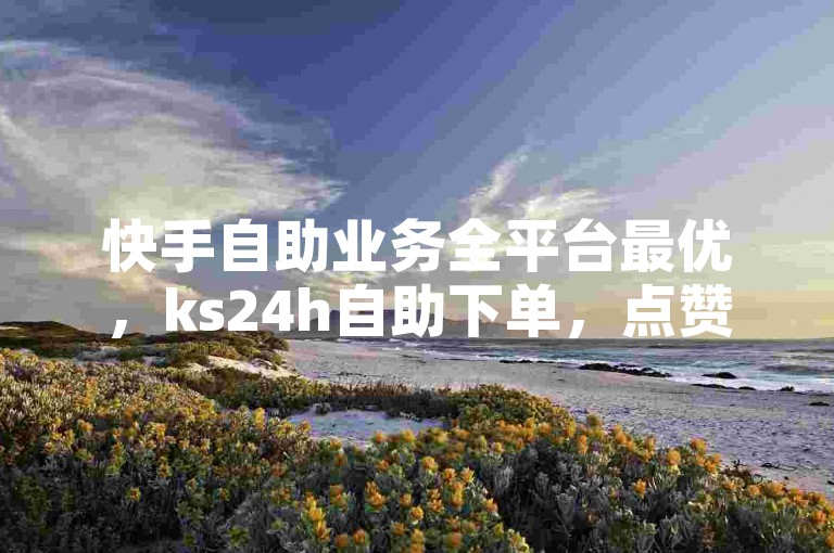快手自助业务全平台最优，ks24h自助下单，点赞评论秒到超实惠