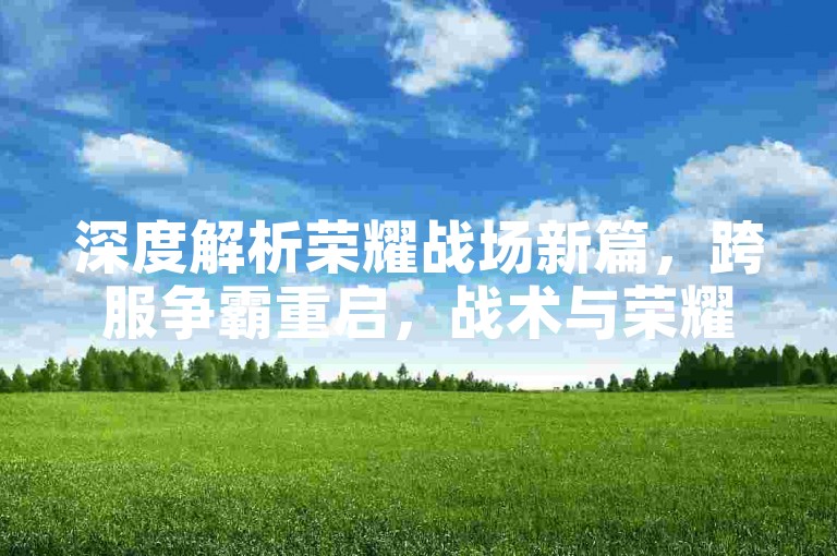 深度解析荣耀战场新篇，跨服争霸重启，战术与荣耀的华丽共舞！