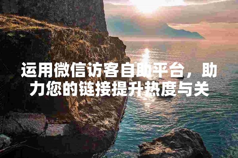运用微信访客自助平台，助力您的链接提升热度与关注度