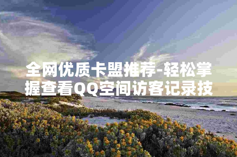 全网优质卡盟推荐-轻松掌握查看QQ空间访客记录技巧