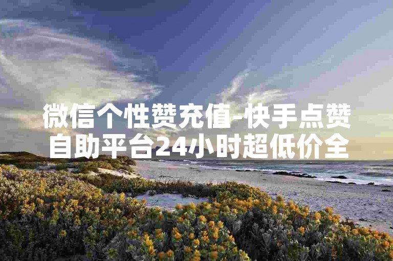 微信个性赞充值-快手点赞自助平台24小时超低价全网速达
