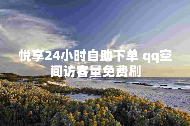 悦享24小时自助下单 qq空间访客量免费刷