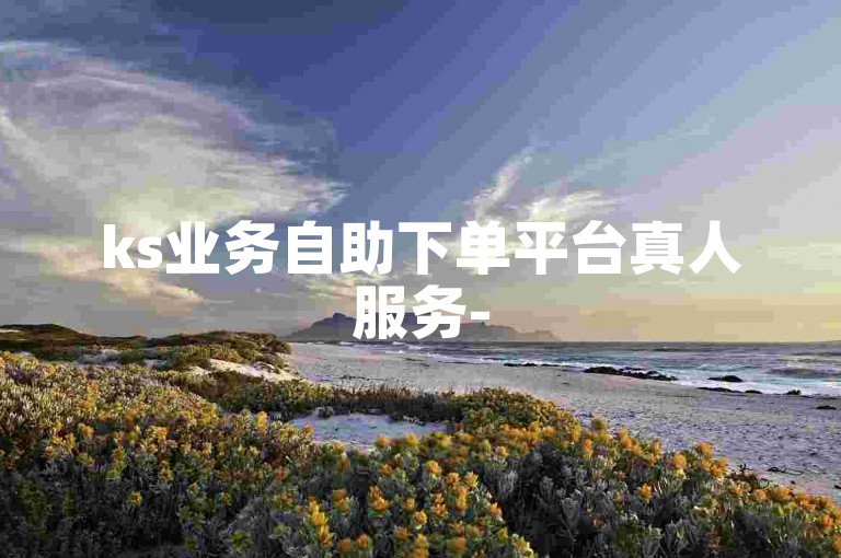ks业务自助下单平台真人服务-