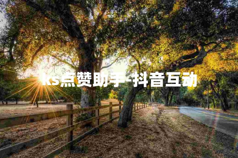 ks点赞助手-抖音互动