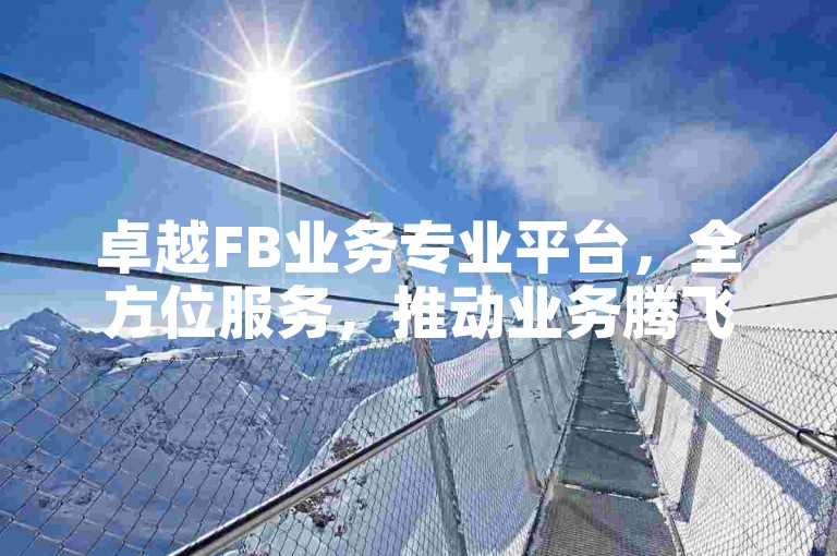 卓越FB业务专业平台，全方位服务，推动业务腾飞首选平台fb业务超低价自助下单工具-FB作品高赞轻松达成！