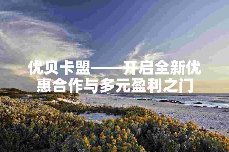 优贝卡盟——开启全新优惠合作与多元盈利之门